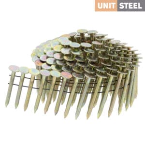 UnitSteel 15° Asfaltnagels 45mm Hotdip Geringd/Gegalvaniseerd 7.200 stuks