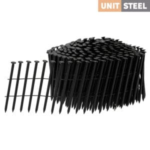 UnitSteel 15º Ringnagels 2,1X50mm Geringd / RVS/Bolkop/Zwart 3.500 stuks