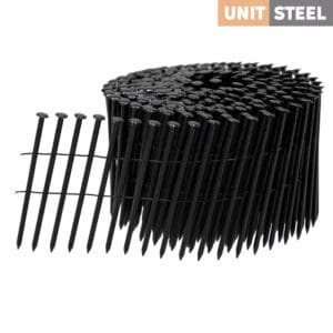 UnitSteel 15º Ringnagels 2,3X65mm Geringd/RVS/Bolkop/Zwart 3.000 stuks