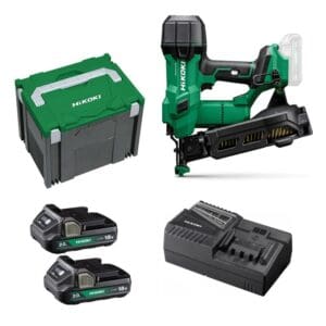 Hikoki NV1845DA WXZ - Asfaltnagel tacker voor 19-45mm in HSC IV geleverd met accu's en lader