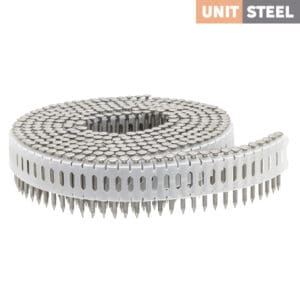 0º Klein verpakking Spoelnagels 2,5X45mm Ring/RVS/Bolkop 1.950 stuks