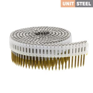UnitSteel Spoelnagels 2,5X50mm Ring/RVS/Bolkop 9.750 stuks