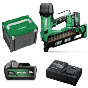 Hikoki NR1890DRA WQZ 21° 50mm-90mm in HSC IV systainer met 2x 5.0Ah accu en lader