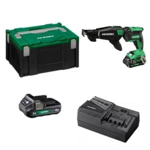 Hikoki W18DAWBZ 18V Accu bandschroefmachine 2x 2.0Ah Li-Ion in HSC III koffer